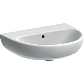 Lavoar de colt Geberit Selnova Compact 55x44xH18 cm fara orificiu baterie