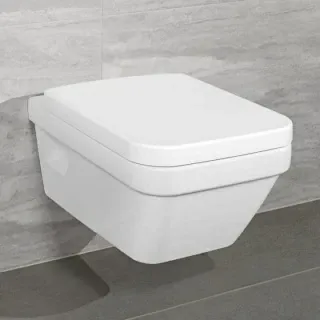Set PROMO Villeroy&Boch Architectura Direct Flush vas WC Rimless si capac Soft Close 53x37xH36 cm