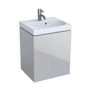 Set PROMO Geberit Acanto baza lavoar si lavoar 45x38xH71 cm gri mat