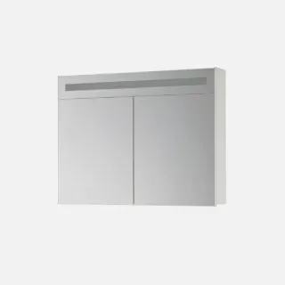 Dulap cu oglinda si iluminare led, Sanotechnik Fiora 70x70x15 cm