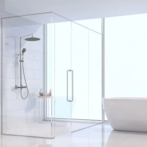 Sistem dus Ramon Soler Spania Blautherm cu baterie termostatata