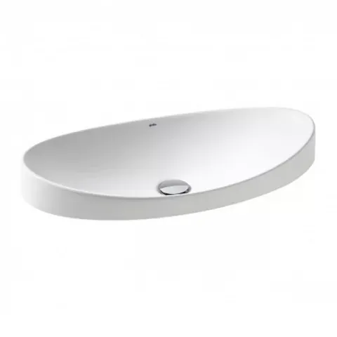 Lavoar incastrat Gala Klea alb mat 65x35 cm