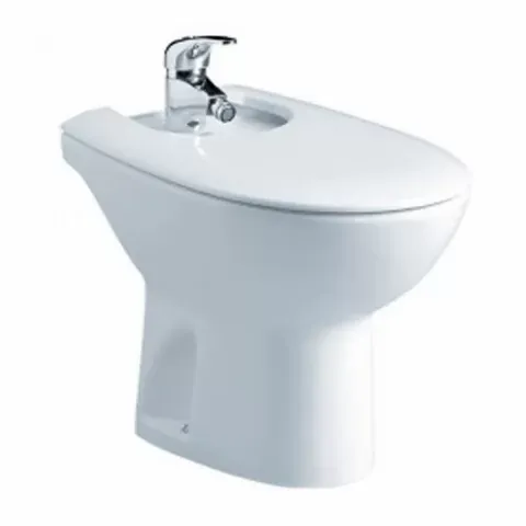 Bideu pe pardoseala Gala Elia 53.5x35 cm alb