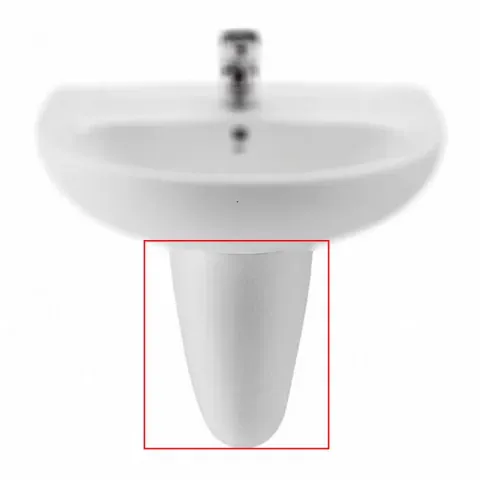 Semipicior pentru lavoar Gala Metropol alb