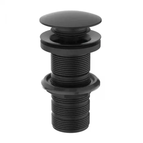 Ventil Click-Clack pentru lavoare fara preaplin Ideal Standard Multisuite negru mat