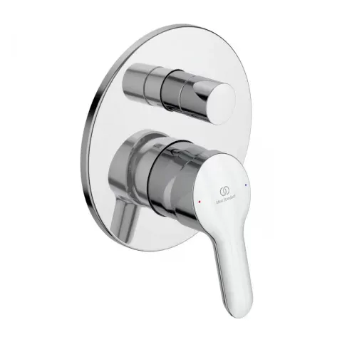 Baterie cada si dus incastrata Ideal Standard Alpha crom lucios monocomanda