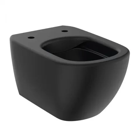 Vas WC suspendat Ideal Standard Tesi RimLS+ 53x36 cm negru mat
