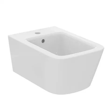 Bideu suspendat Ideal Standard Blend Cube 54x36 cm alb lucios