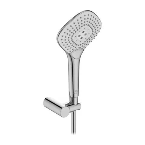 Set de dus cu porter Ideal Standard IdealRain Evo Jet Diamond crom lucios 3 jeturi