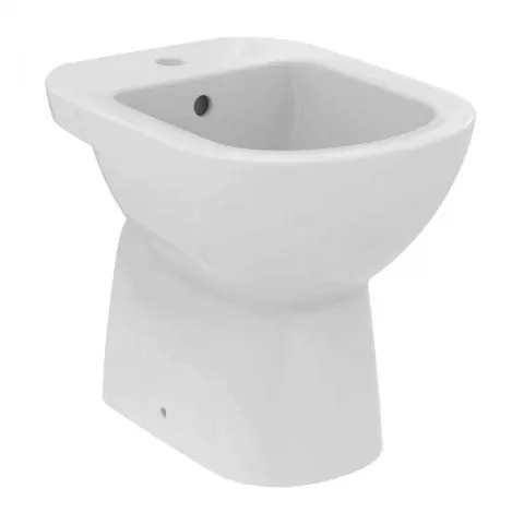 Bideu pe pardoseala Ideal Standard i.life A 48.5x36 cm alb lucios