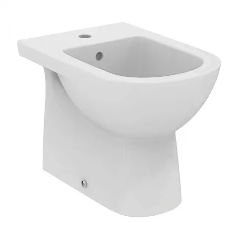 Bideu pe pardoseala Ideal Standard Tempo BTW 53x36 cm alb lucios