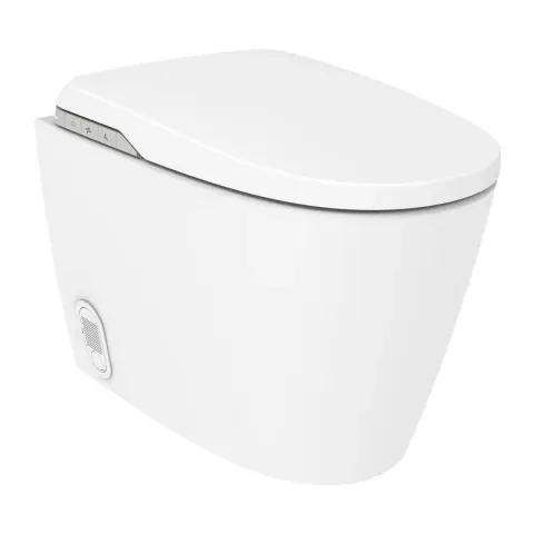 Set PROMO vas WC Roca Insignia Smart 60x41 cm alb cu rezervor si capac cu functie de spalare