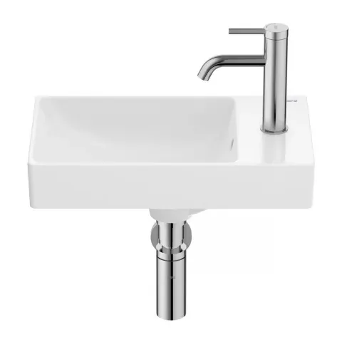 Lavoar suspendat Roca Ona 45x26 cm Fineceramic alb lucios