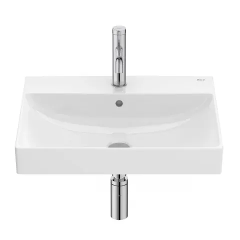 Lavoar suspendat Roca Ona 55x46 cm Fineceramic alb lucios Supraglaze