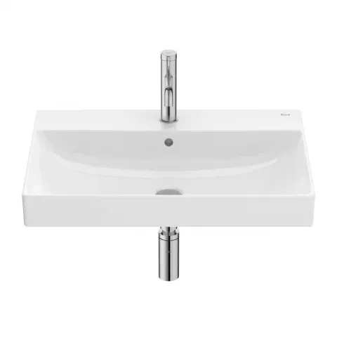 Lavoar suspendat Roca Ona 65x46 cm Fineceramic alb lucios Supraglaze