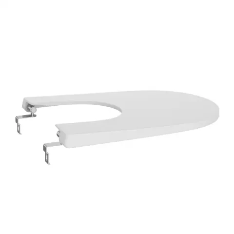 Capac pentru bideu Roca Ona alb mat Supralit cu inchidere lenta