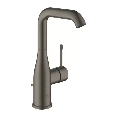 Baterie lavoar cu ventil Pop-Up Grohe Essence L antracit periat Hard Graphite