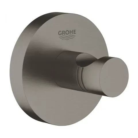 Cuier simplu Grohe Essentials antracit periat Hard Graphite