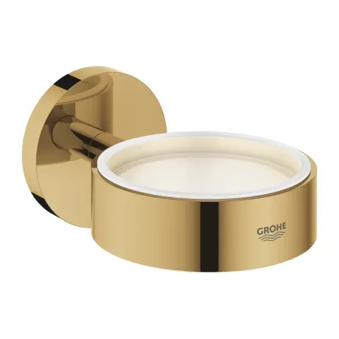 Suport pentru pahar sau savoniera Grohe Essentials auriu lucios Cool Sunrise