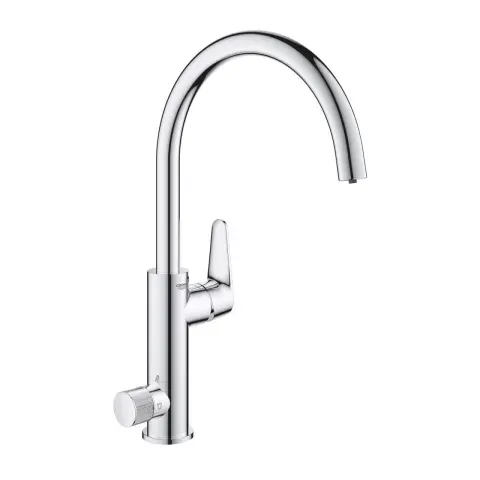 Baterie bucatarie cu functie filtru Grohe Blue Pure Baucurve crom lucios