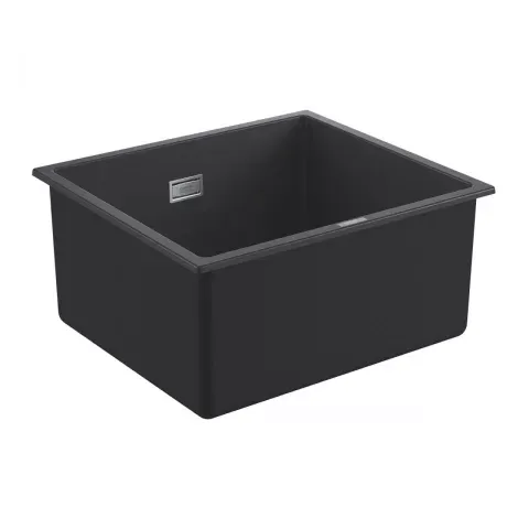 Chiuveta compozit Grohe K700U cu o cuva 45.7x40.6 cm negru granit