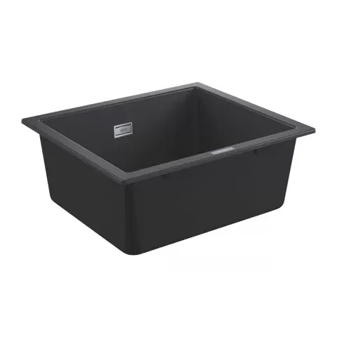 Chiuveta compozit Grohe K700U cu o cuva 53.3x45.7 cm negru granit