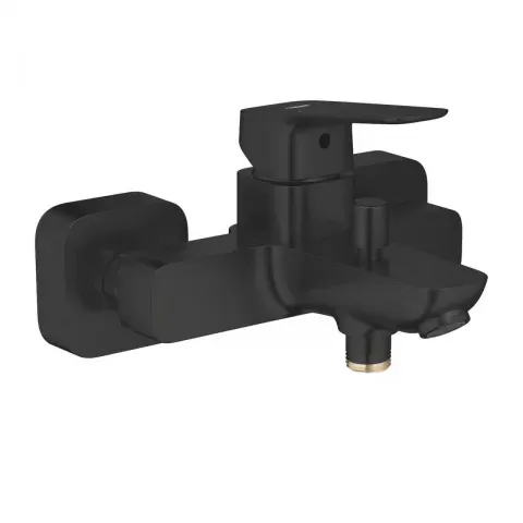 Baterie cada si dus Grohe Cubeo monocomanda negru mat