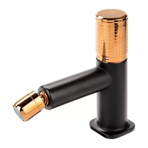 Baterie bideu FDesign Ardesia negru-rose gold