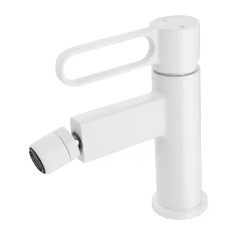 Baterie bideu FDesign Zaffiro alb mat monocomanda