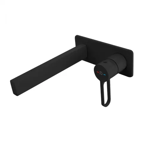 Baterie lavoar incastrata FDesign Zaffiro negru mat monocomanda