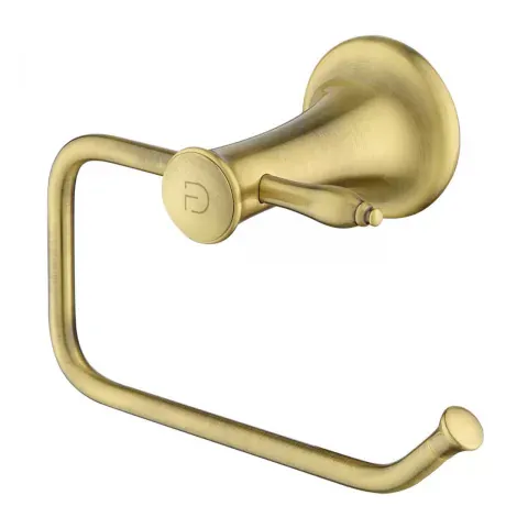 Suport hartie igienica FDesign Lacrima finisaj bronz periat