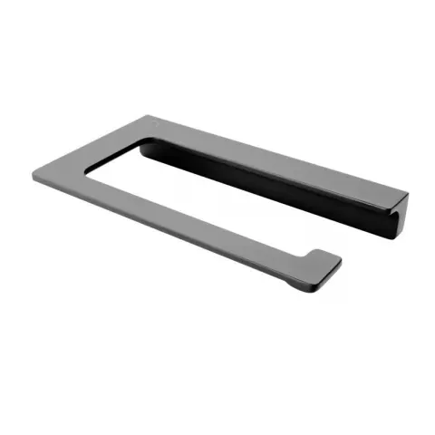 Suport hartie igienica FDesign Piazza negru mat