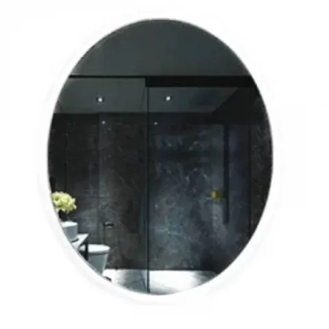 Oglindă, Fluminia, Picasso Ambient 60, ovală, cu iluminare LED, 3 culori, dezaburire