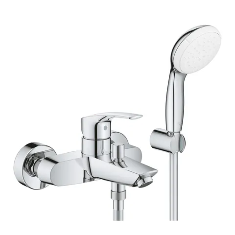 Baterie cada cu dus Grohe Eurosmart 2022,set dus inclus,crom,gama profesionala-33302003