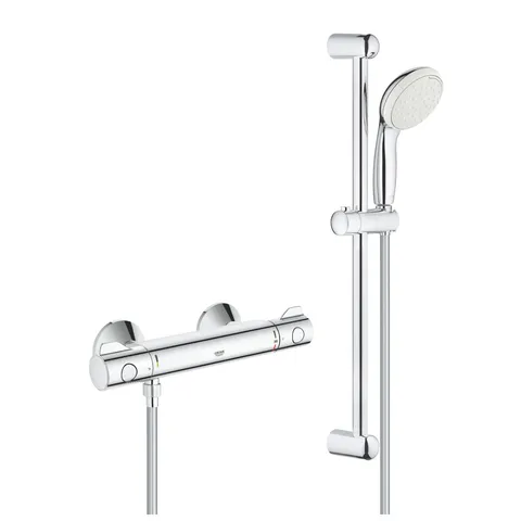 Baterie cabina dus cu termostat Grohe Grohtherm 800 ,set dus bara inclus-34565002
