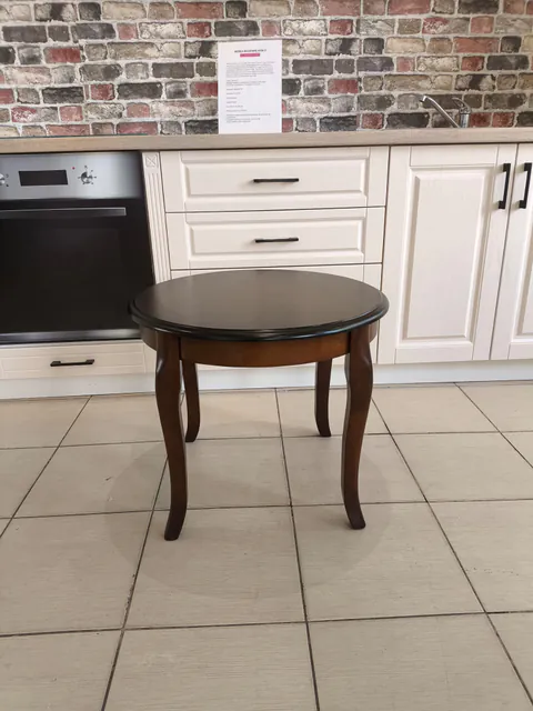 MASUTA ASY IN STIL CLASIC, 60X60 CM, DIN LEMN DE NUC