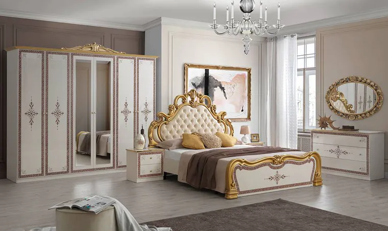 DORMITOR COMPLET FURN 28 ( SOMIERA SI SALTEAUA GRATUITE) PAT-160/200CM