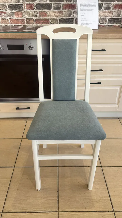 SCAUN COLOR 7 ALB TAPITERIE VERDE MENTA personalizabil pe culori