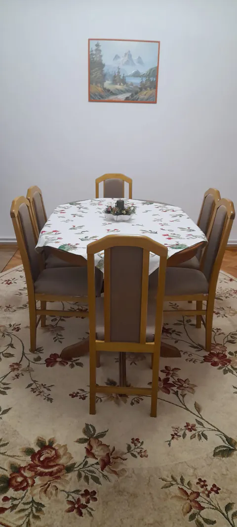 SET LORD 1 MASA 160-200-240-280+ 6 SCAUNE PERSONALIZABIL PE CULORI