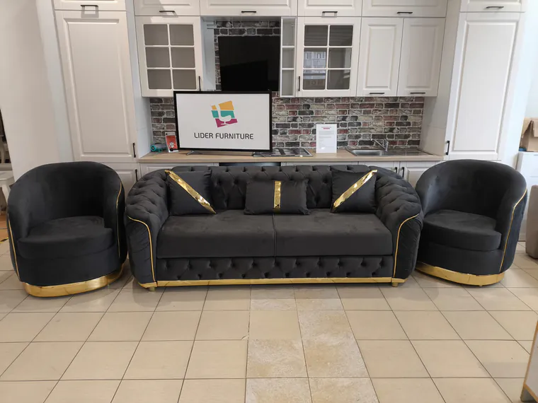 SET ALITA GRI CANAPEA EXTENSIBILA+2 FOTOLII