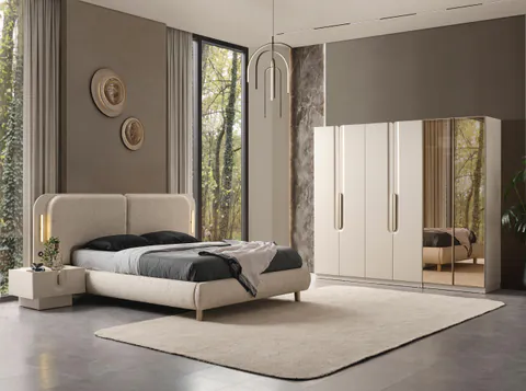 DORMITOR COMPLET MARLO SALTEA+SOMIERA GRATUITE 160x200cm