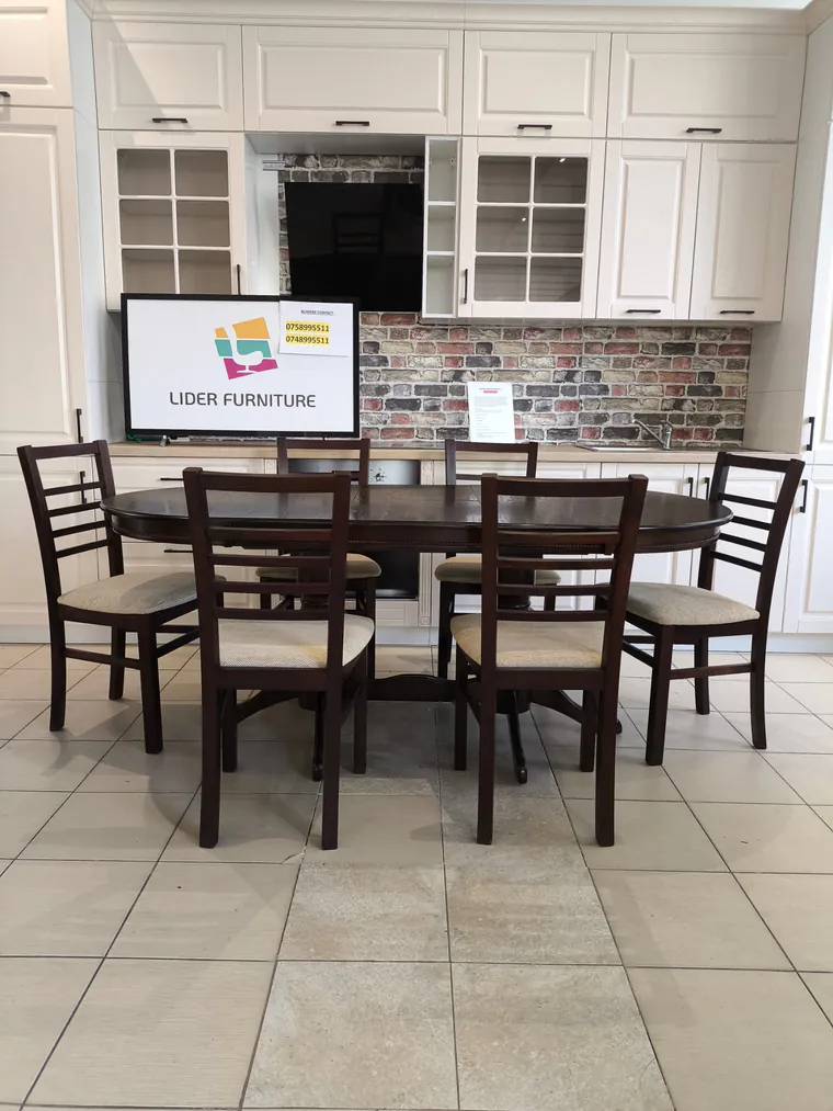 SET SWL 2 MASA EXTENSIBILA 150/185CM+ 6 SCAUNE