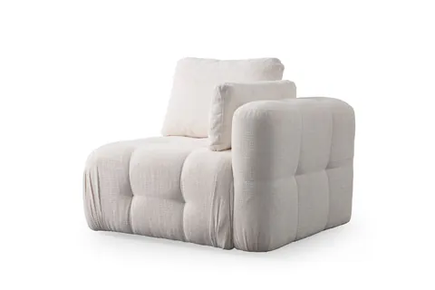 Fotoliu, Atelier del Sofa, 560ARE4146, Lemn de fag / PAL, Alb