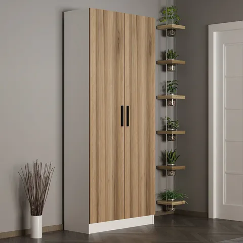 Cuier de perete, Hanah Home, Noah, 90x210x35 cm, Maro