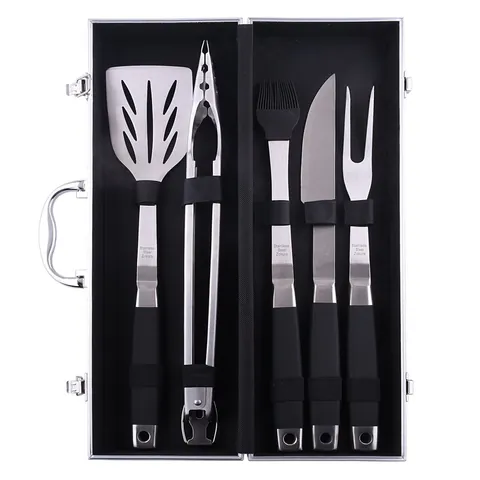 Set 6 piese pentru gratar, Zokura, inox