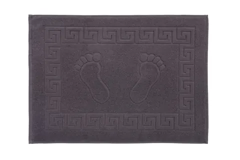 Set covorase de baie, L'essentiel Maison, Scopa, Gri inchis