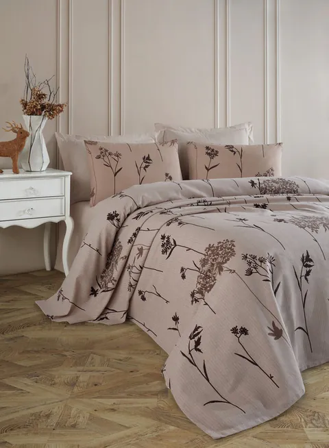 Cuvertura pique Single (FR), L'essentiel Maison, Efil, Bumbac, Maro