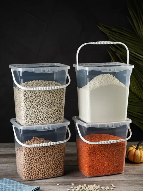 Set recipiente depozitare, Hermia, 452PTR1171, Transparent