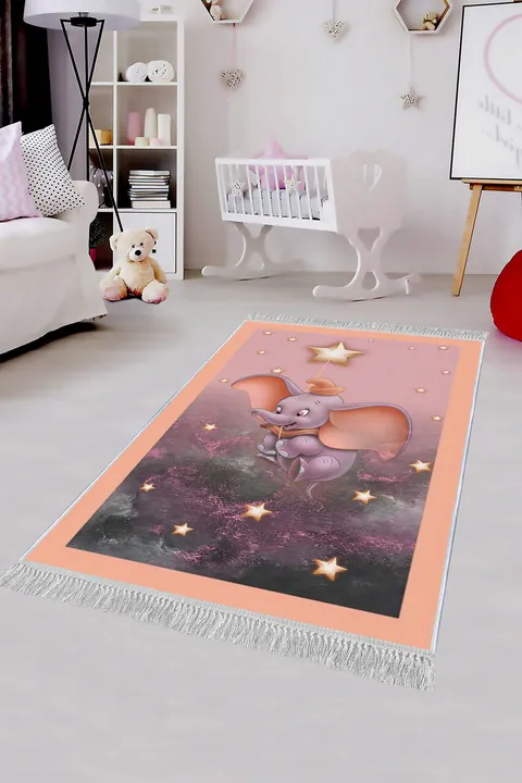 Covor pentru copii, ELS611, 80x300 cm, Multicolor