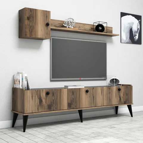 Comoda TV, Hanah Home, Lidya, Nuc / Marmură